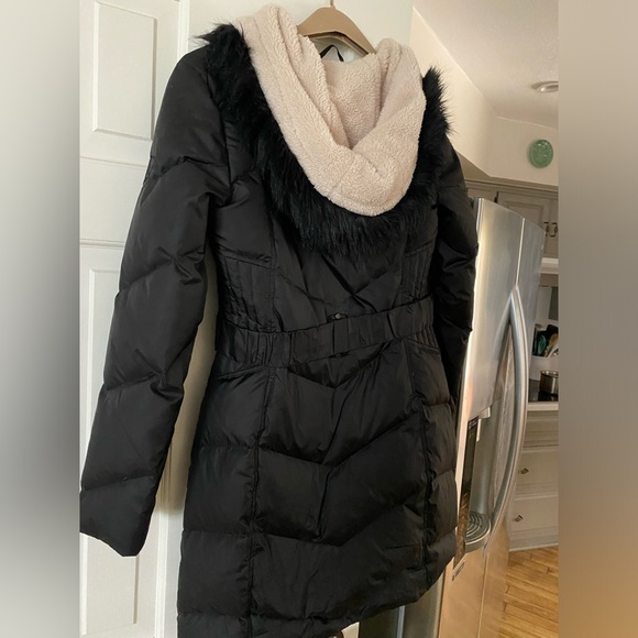 Black Parka Coat - Picture 4 of 5